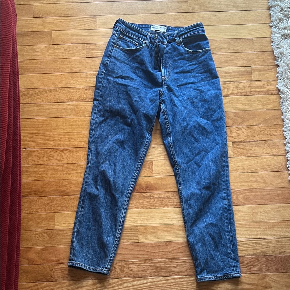 Abercrombie & Fitch Blue Boyfriend Jeans